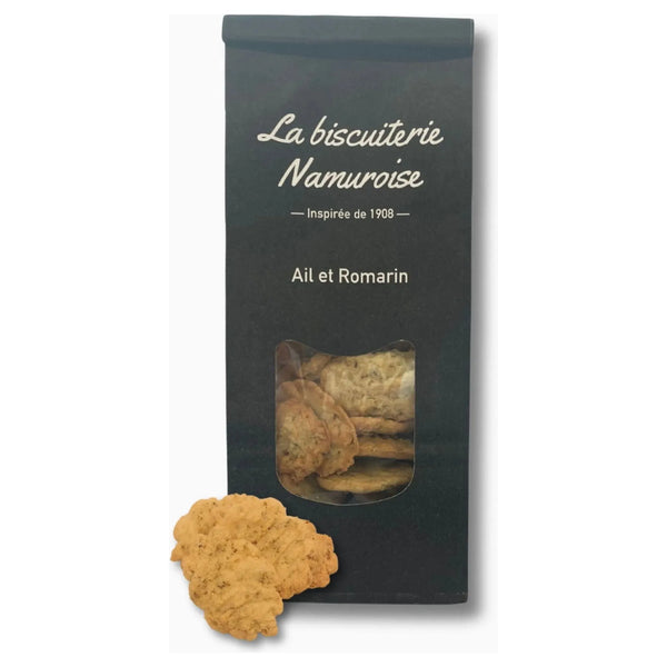 Biscuits salés - Ail & romarin  - LA BISCUITERIE NAMUROISE