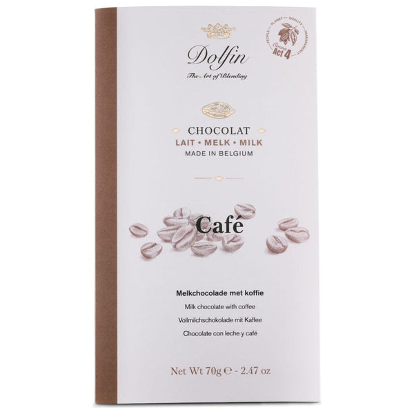 Chocolat Lait - Au Café - 70g - Dolfin