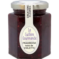 Confiture -  FRAMBOISE et sa note de Violette -  La cuillère Gourmande