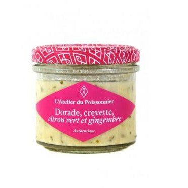 Dorade, crevette et citron vert & gingembre - l'Atelier du Poissonnier