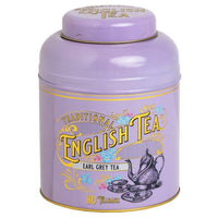Boite à Thé Earl Grey victorien – lila 80TB