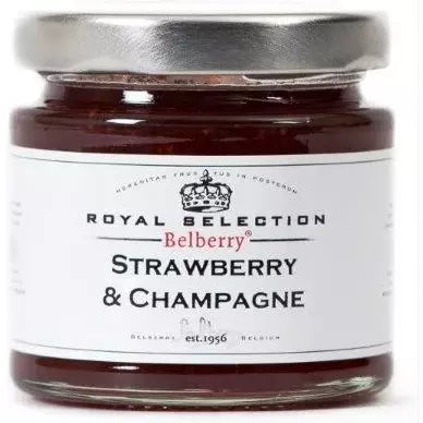 confiture de fraise et champagne 130g - Belberry