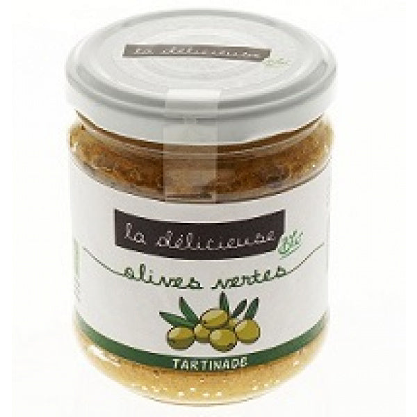 tartinade vegie olives vertes BIO 180g -  La Délicieuse 190 G