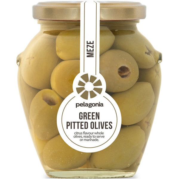 olives vertes dénoyautées 300g - PELAGONIA