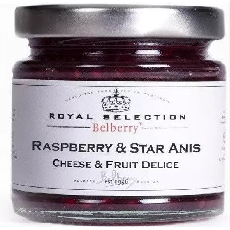 Confiture pour fromage framboise & badiane 130g -  bELBERRY