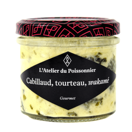 Tartinable de cabillaud, tourteau, wakamé - l'Atelier du Poissonnier